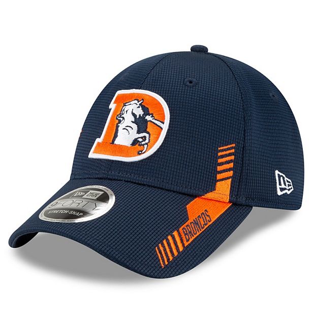 Denver Broncos New Era 2021 NFL Sideline Home D 9FORTY Adjustable Hat - Navy