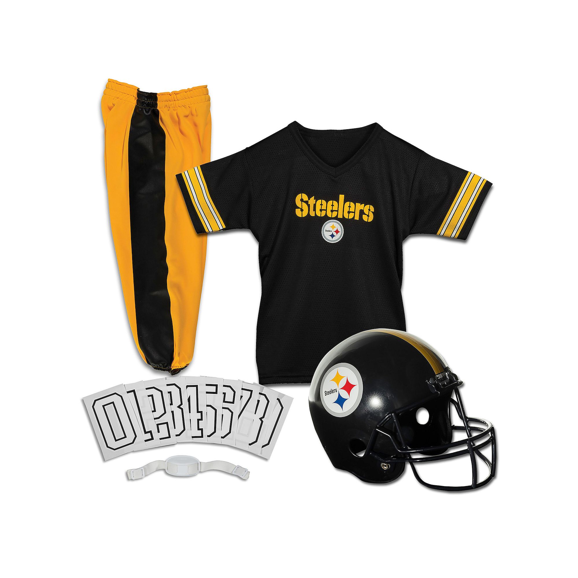 Franklin Sports Pittsburgh Steelers Football Uniform, Team