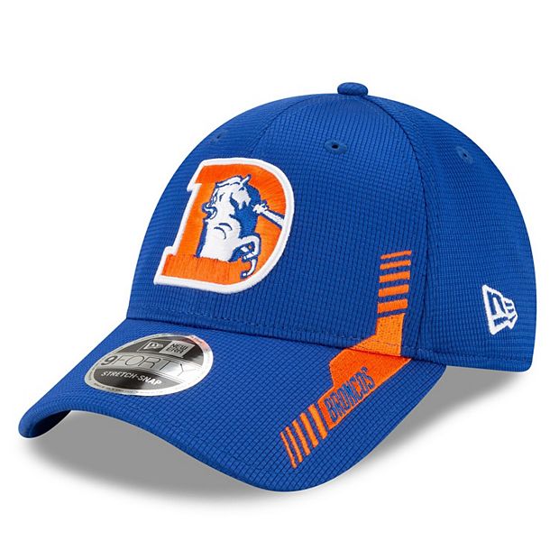 Men's New Era Royal Denver Broncos Throwback 9FIFTY Adjustable