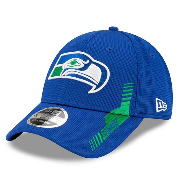 Seattle Seahawks Hat Cap Mens M - L NFL New Era 9Fifty Blue Snapback  Embroidered