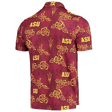 Men's Reyn Spooner Maroon Arizona State Sun Devils Performance Polo