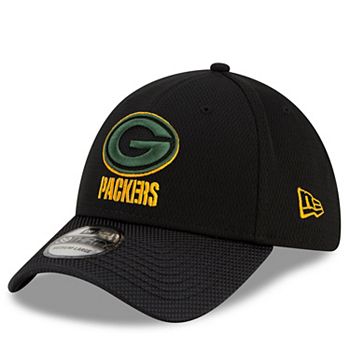 Men's New Era Green Green Bay Packers 2021 NFL Sideline Home 39THIRTY Flex  Hat 