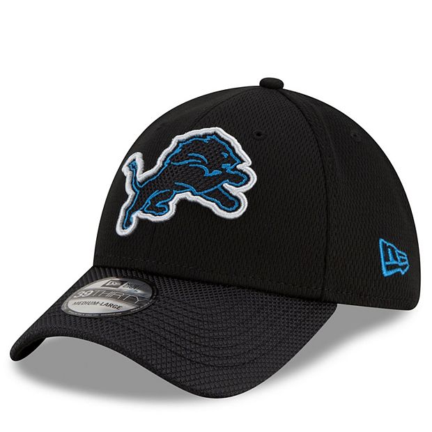 Men's New Era Gray/Black Detroit Lions 2021 NFL Sideline Road