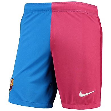 Men's Nike Blue/Red Barcelona Stadium Home Performance Shorts