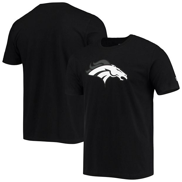 Men's New Era Black Denver Broncos Team Logo T-Shirt