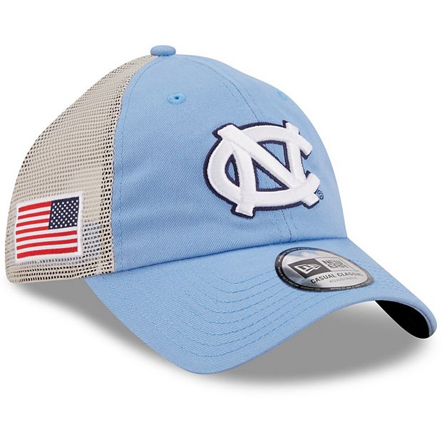 Men's New Era Carolina Blue North Carolina Tar Heels Patch 59FIFTY Fitted  Hat