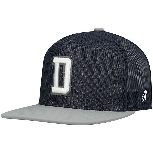 Men's HOOey White/Navy Dallas Cowboys Logo Snapback Hat