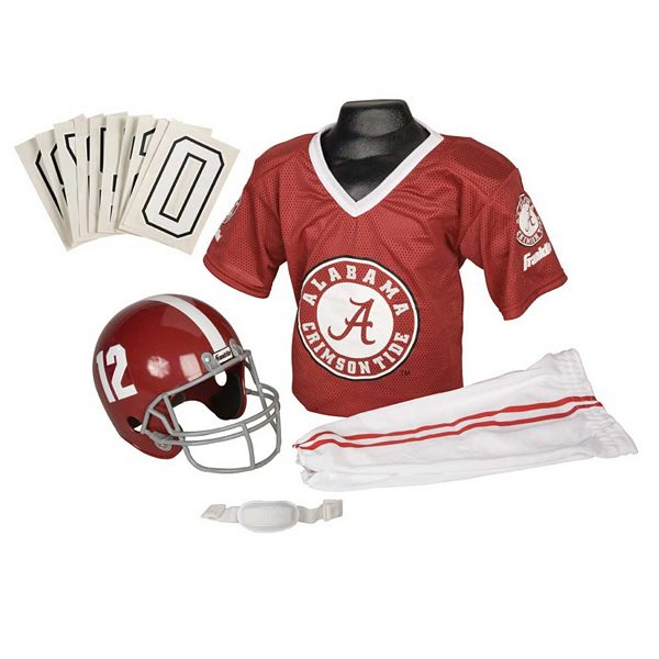 Franklin Sports NCAA Alabama Crimson Tide Youth Helmet and Jersey Set
