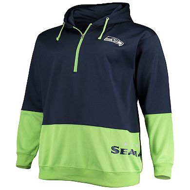 Seattle Seahawks Quarter Zip Hoodie - Green, Fashion Nova, Mens Graphic  Tees