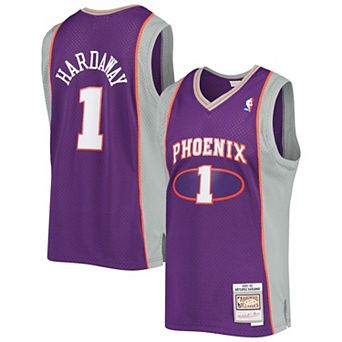 Men's Mitchell & Ness Penny Hardaway Purple Phoenix Suns 2001-2002 Authentic Hardwood Classics Swingman Jersey