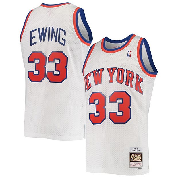 Women's Mitchell and Ness New York Knicks NBA Patrick Ewing Hardwood  Classics Swingman Jersey