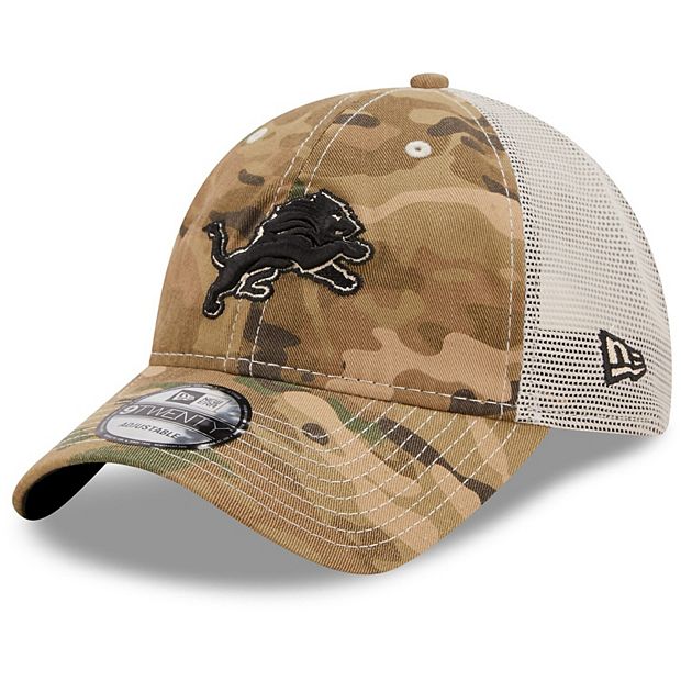 Detroit Lions Men's New Era 9Twenty Camo Adjustable Hat