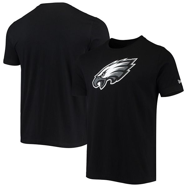 Men's New Era Black Philadelphia Eagles Team Logo T-Shirt