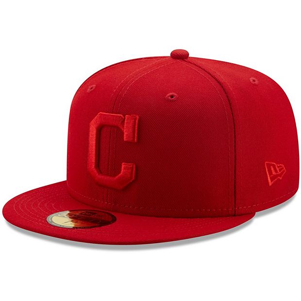 New Era Cleveland Indians Youth Fitted Hat MLB On Field Kids 2 Tone Boys Cap