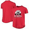 Girls Youth Under Armour Red Maryland Terrapins T-Shirt