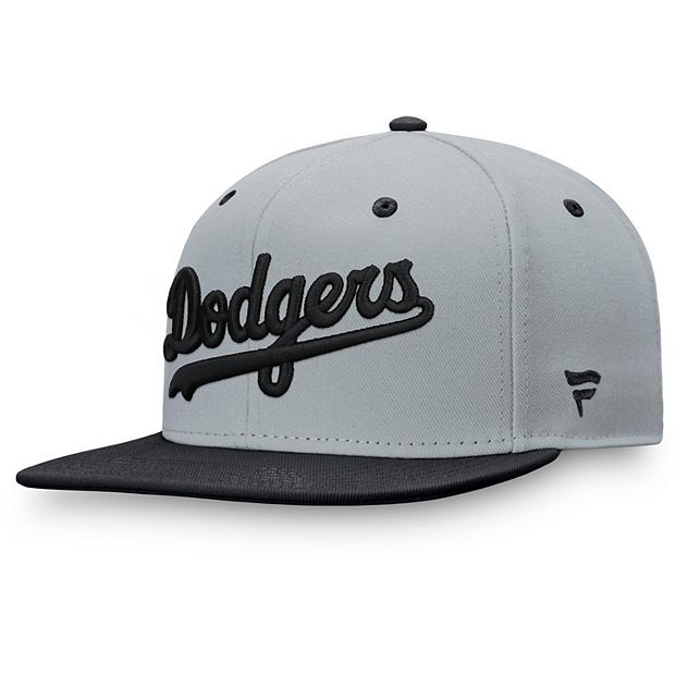 Men's Fanatics Branded Los Angeles Dodgers Black on Black Fitted Hat