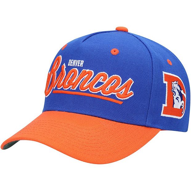 broncos mitchell and ness snapback