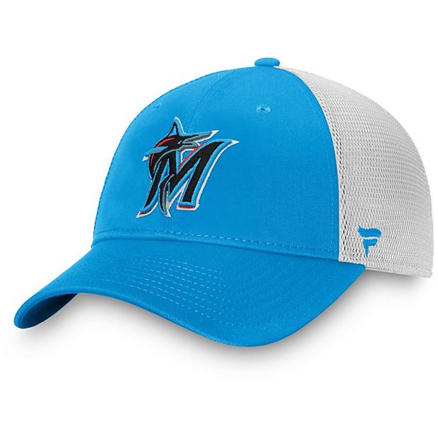 Blue Miami marlins baseball cap