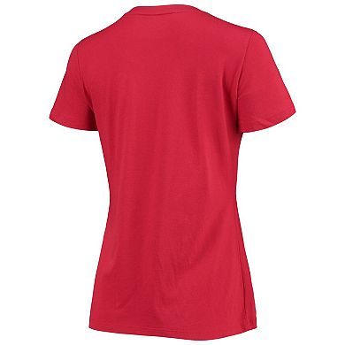 Women's Under Armour Red Wisconsin Badgers T-Shirt