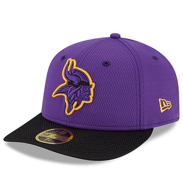 Men's New Era Purple/Black Minnesota Vikings 2021 NFL Sideline Road  39THIRTY Flex Hat