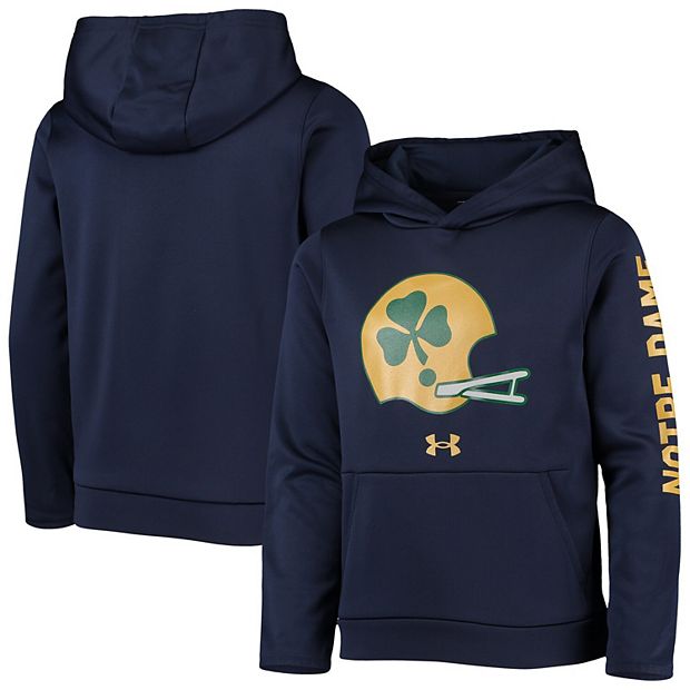 Youth Under Armour Navy Notre Dame Fighting Irish Fleece 2 Hit