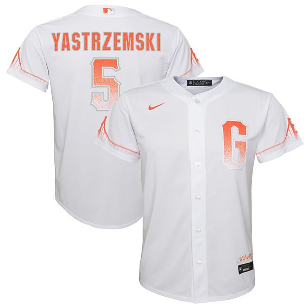 Youth Nike Mike Yastrzemski White San Francisco Giants 2021 City Connect Replica Player Jersey