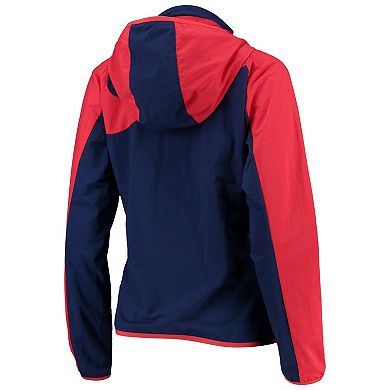 Women's Nike Red USWNT All-Weather Raglan Hoodie Full-Zip Jacket