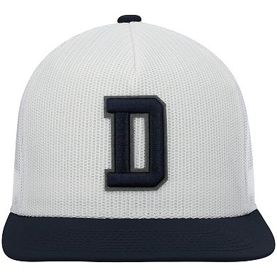 Men's HOOey White/Navy Dallas Cowboys Logo Snapback Hat