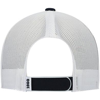 Men's HOOey White/Navy Dallas Cowboys Logo Snapback Hat