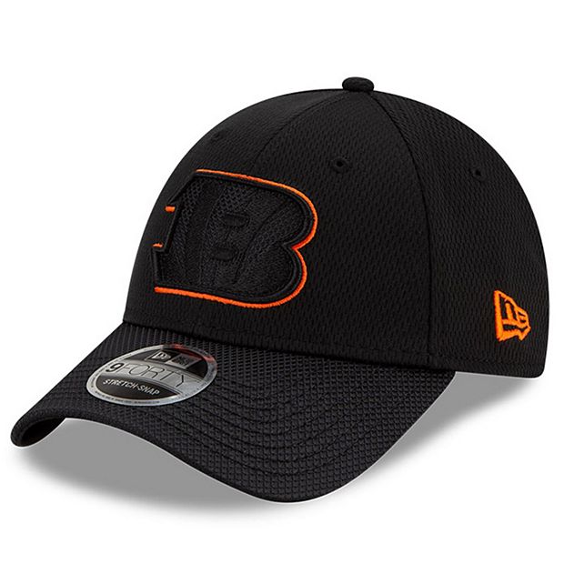 Men's New Era Black Cincinnati Bengals 2021 NFL Sideline Road