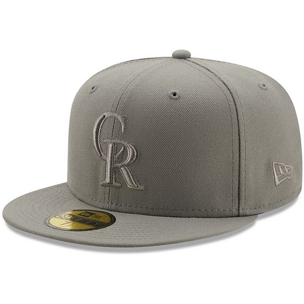 Men's New Era Gray Colorado Rockies Color Pack 59FIFTY Fitted Hat