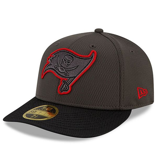 Men's New Era Pewter/Black Tampa Bay Buccaneers 2021 NFL Sideline Road Low  Profile 59FIFTY Fitted Hat