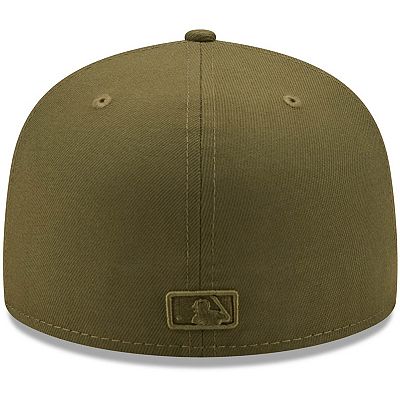 Newera exclusive olive Colorado Rockies fitted hat size top 7 5/8