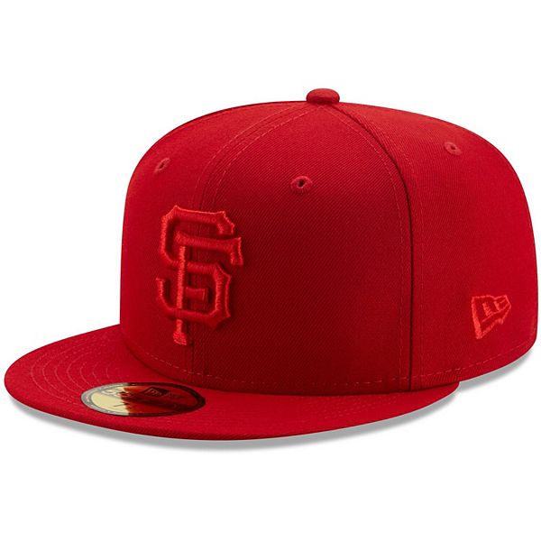 Men's New Era Scarlet San Francisco Giants Color Pack 59FIFTY Fitted Hat
