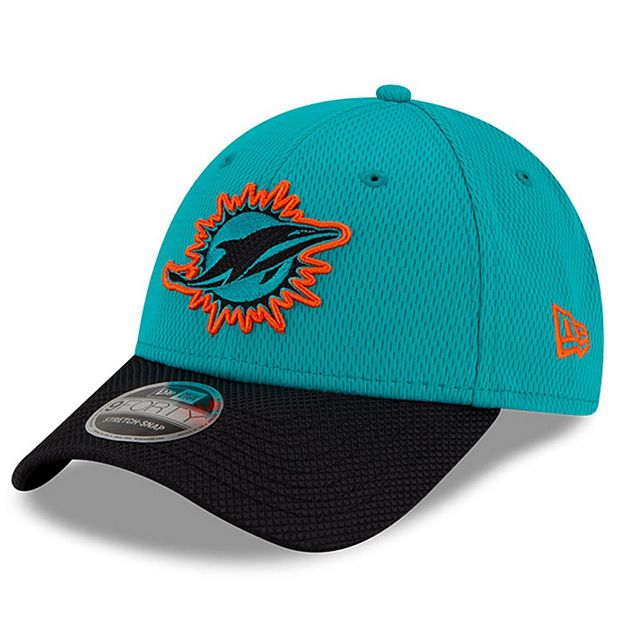 Youth New Era Aqua/Black Miami Dolphins 2021 NFL Sideline Home 9FORTY  Adjustable Hat