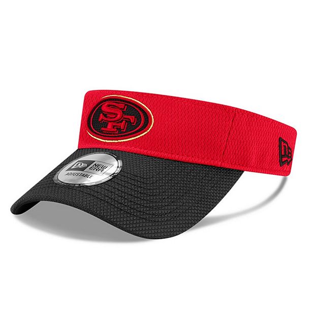 New Era Men's San Francisco 49ers Top Visor 39Thirty Black Stretch Fit Hat