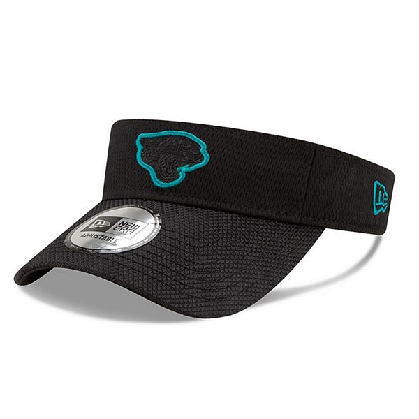 Men's New Era Black Jacksonville Jaguars 2021 NFL Sideline Road Visor