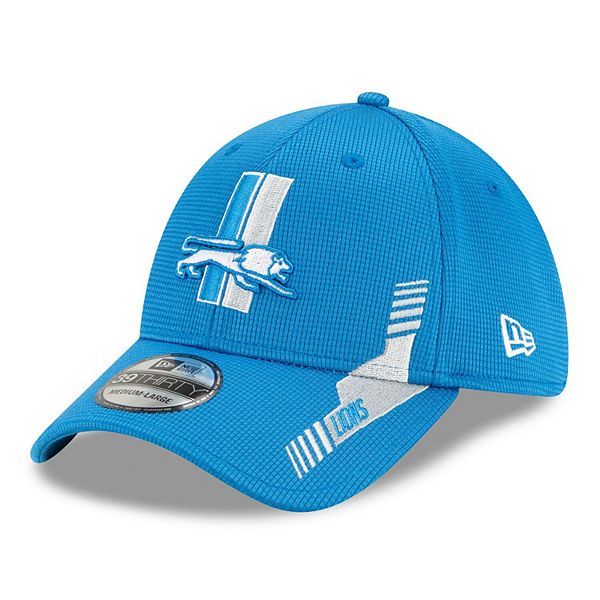 Detroit Lions New Era 2021 NFL Sideline Road 59FIFTY Fitted Hat