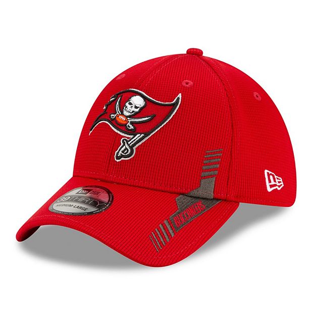 Tampa Bay Buccaneers 2021 NFL SIDELINE HOME Red Fitted Hat