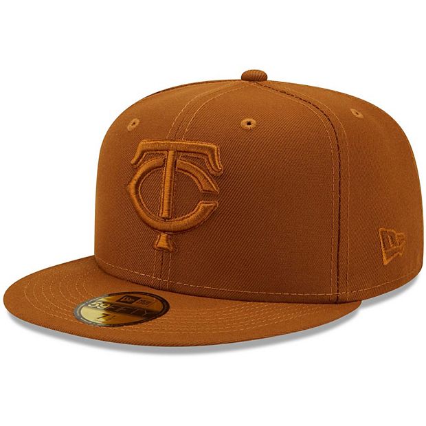 Men's New Era Brown Minnesota Twins Color Pack 59FIFTY Fitted Hat