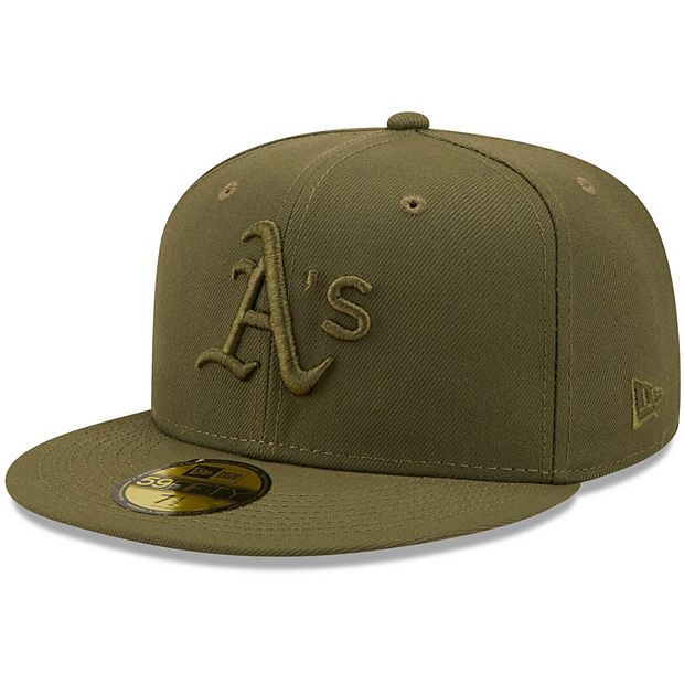 Men's New Era Gold Oakland Athletics Color Pack 59FIFTY Fitted Hat