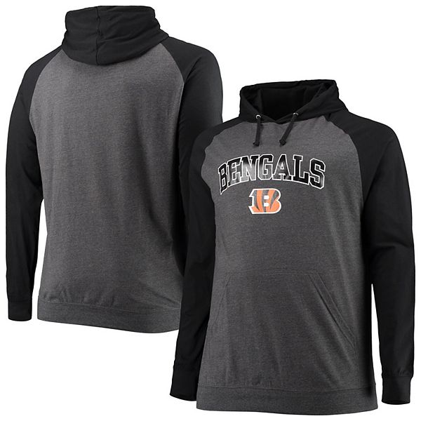 New Cincinnati Bengals Mens Big & Tall Sizes Black Full Zip Jacket Hoodie