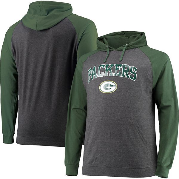 Men's Fanatics Branded Green/Heathered Charcoal Green Bay Packers Big ...