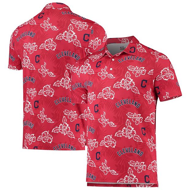 Men's Reyn Spooner Red Cleveland Indians Performance Polo