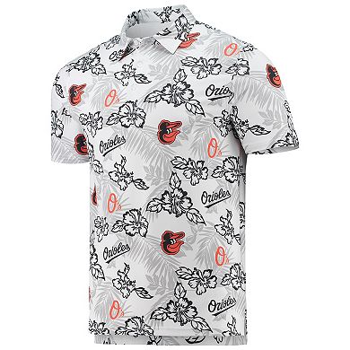 Men's Reyn Spooner White Baltimore Orioles Performance Polo
