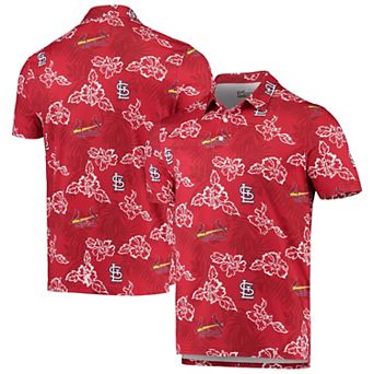 Men's Reyn Spooner Red St. Louis Cardinals Performance Polo