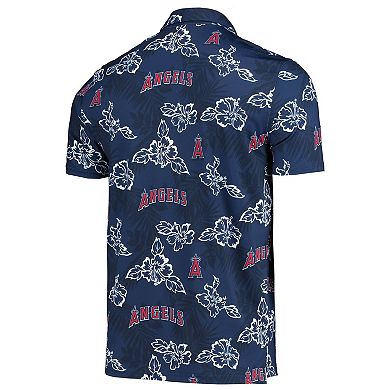 Men's Reyn Spooner Navy Los Angeles Angels Performance Polo