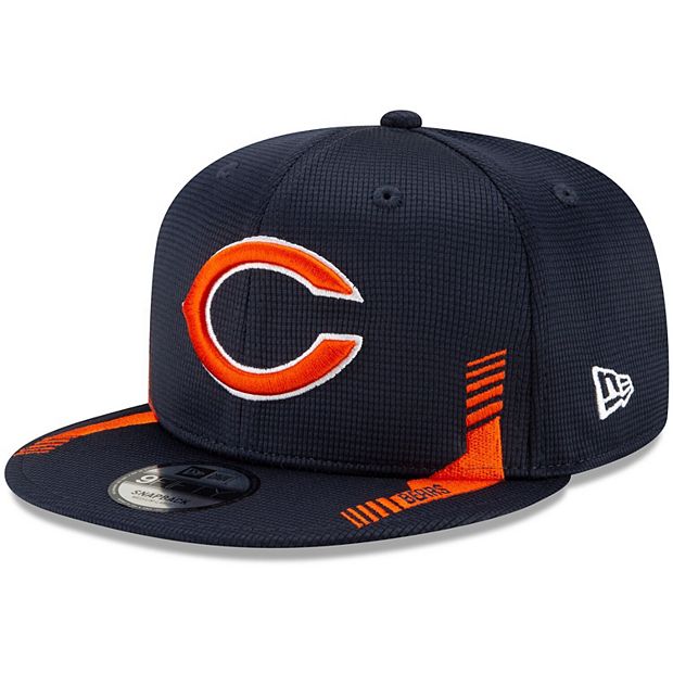 Men's New Era Navy Chicago Bears 2021 NFL Sideline Home C 9FIFTY Snapback Adjustable  Hat