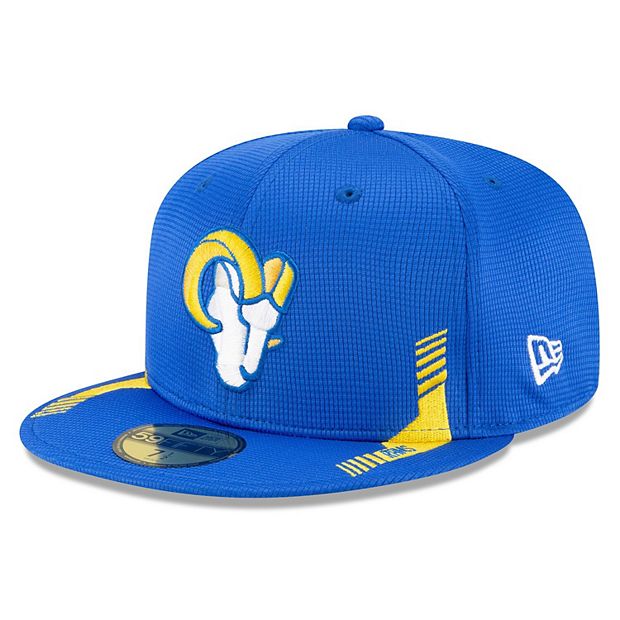 Men's New Era Royal Los Angeles Rams 2021 NFL Sideline Home Alt 59FIFTY  Fitted Hat