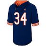 Men's Mitchell & Ness Walter Payton Navy Chicago Bears Retired Player Mesh Name & Number Hoodie T-Shirt